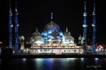 Malaysia Cyristal Mosque in Kuala Terengganu (night).jpg